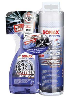 SONAX XTREME FelgenReiniger 500ml + XTREME Reinigungs+TrockenTuch Aktion Fahrzeugaufbereitung 7
